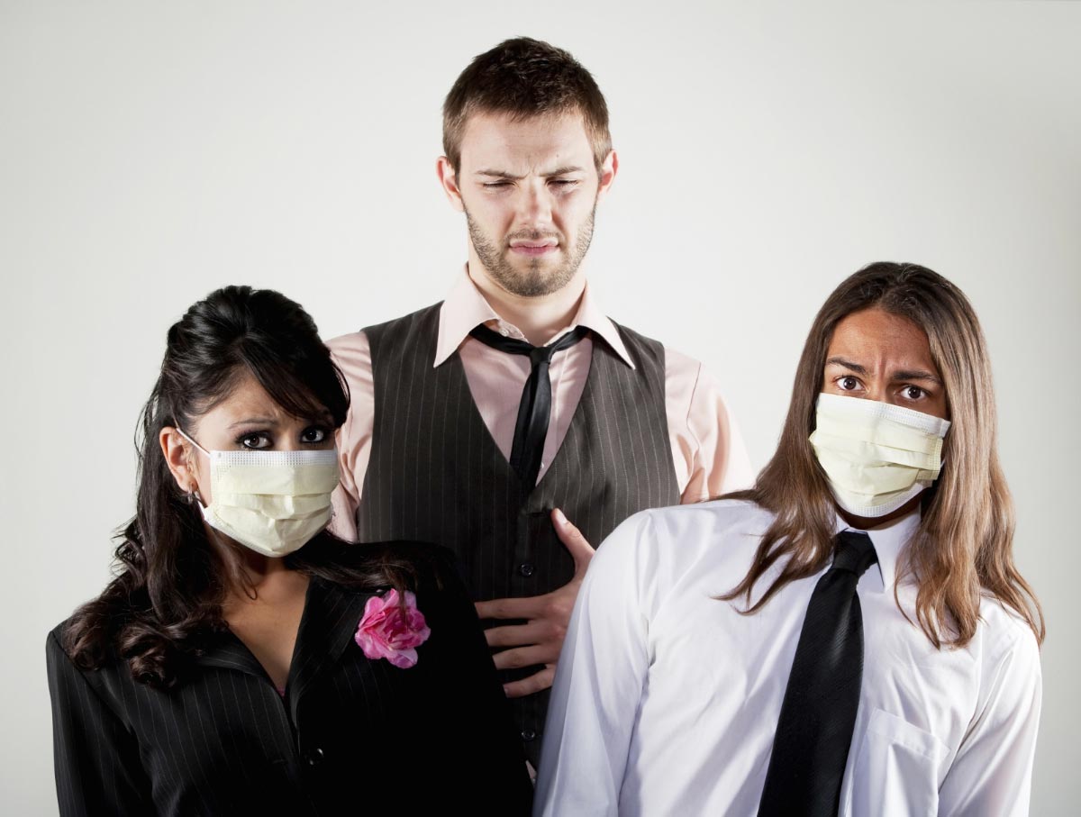 Friends-Coworkers-Sick-Face-Mask-Contagious-Pandemic